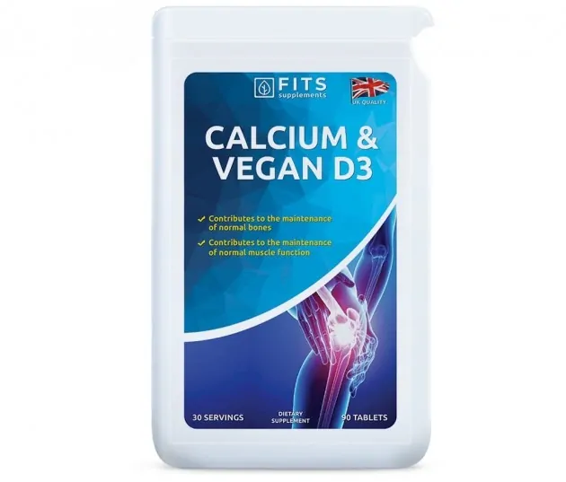 Výpnik s vegánskym vitamínom D Fits Supplements - 90 tabliet