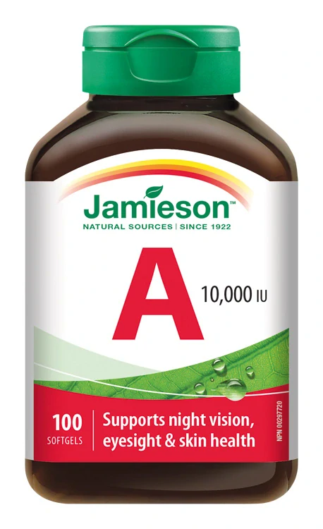 Jamieson Vitamín A 10 000 IU 100cps