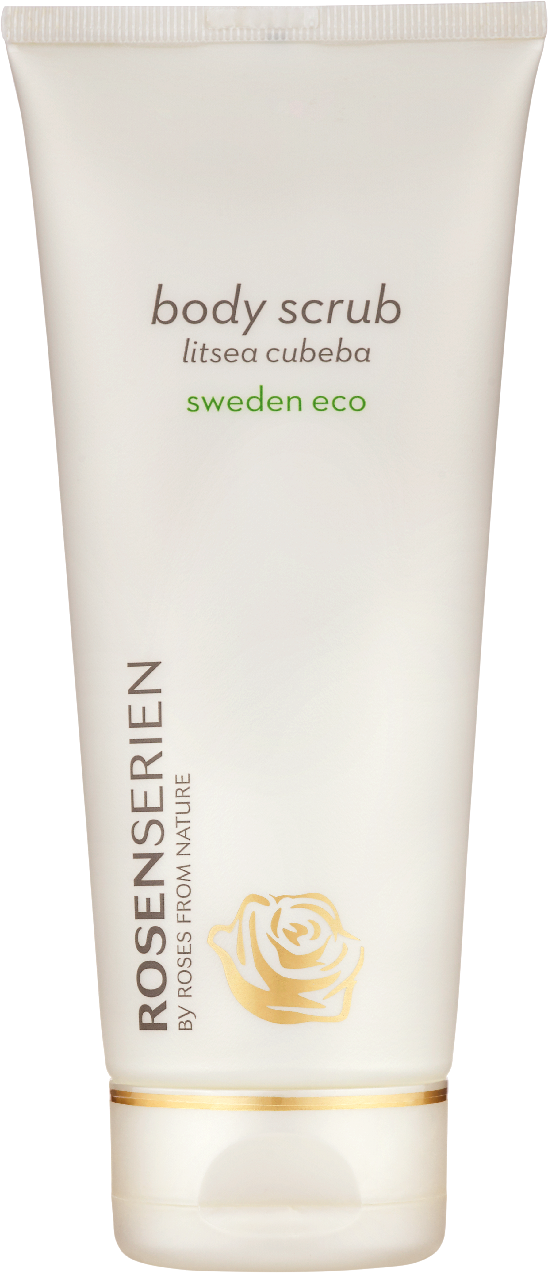 Prírodný telový peeling Vavrínom kubébovým - Rosenserien 200ml