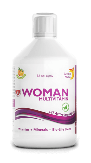 Multivitamín pre ženy Swedish Nutra (500ml)