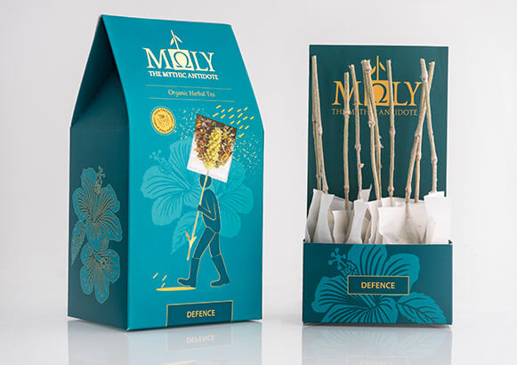 Prémiový BIO bylinkový čaj MOLY Defence - 23g