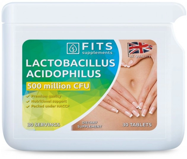 Lactobacillus Acidophilus 50mg kapsule (30 kapsúl) - Fits Suplements