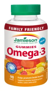 JAMIESON OMEGA-3 GUMMIES ŽELATÍNOVÉ PASTILKY 90 Ks