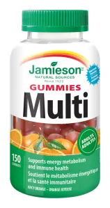 JAMIESON MULTI GUMMIES ŽELATÍNOVÉ PASTILKY PRE DOSPELÝCH 150 PAS.
