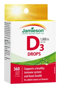 Jamieson Vitamín D3 1000 IU kvapky 11,4ml