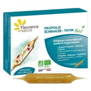 BIO Propolis + Echinacea + tymián-Fleurance Nature- 10x10ml 