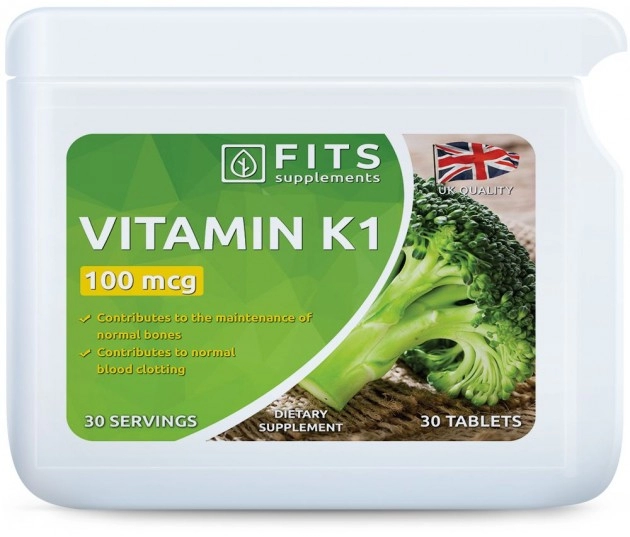 Vitamin K1 100mcg - 30 tabliet - Fits Suplements