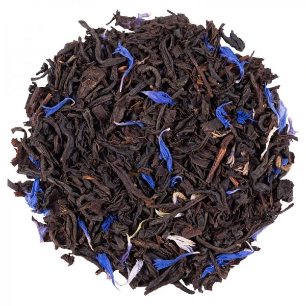BIO Čierny čaj Thés & Traditions "Blue Earl Grey" 100g sypaného čaju