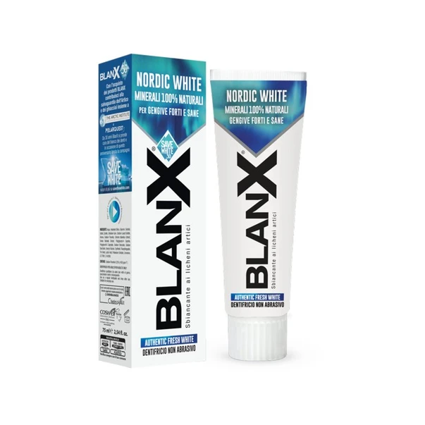 Bieliaca zubná pasta BlanX Nordic White 75 ml