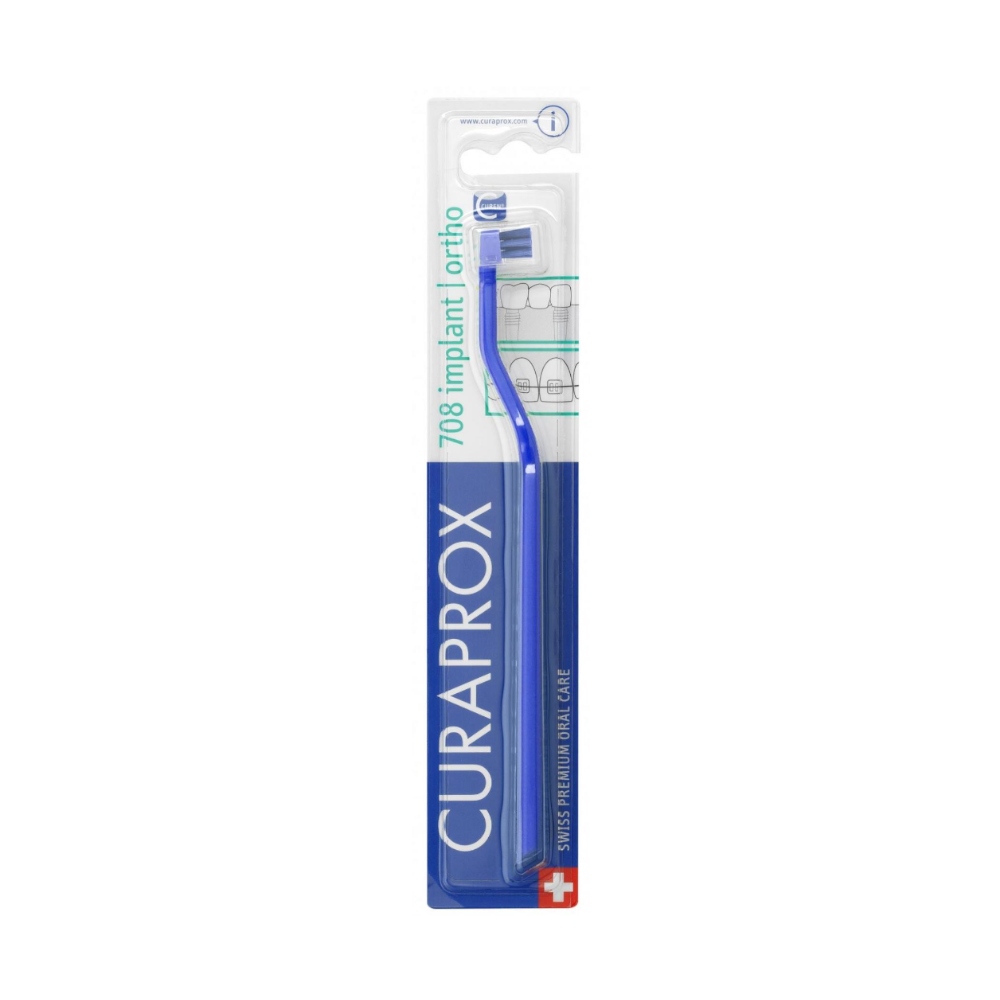 Jednozväzková kefka Curaprox CS 708 Implant/Ortho