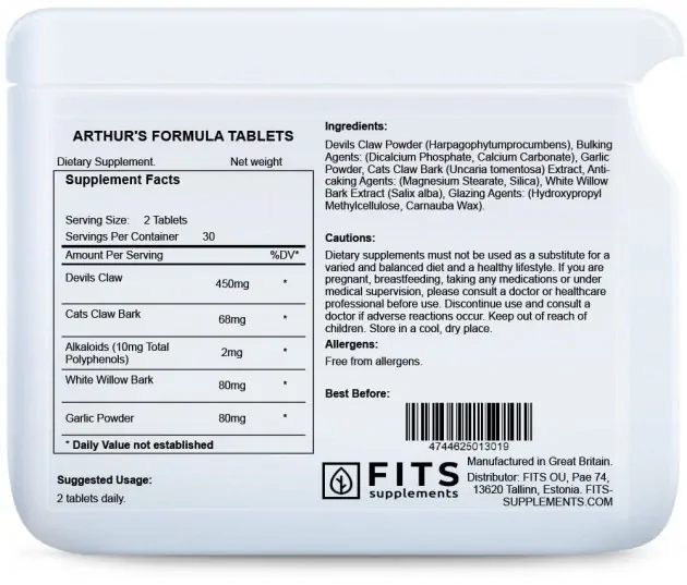 Arthurová formula 60 tabliet