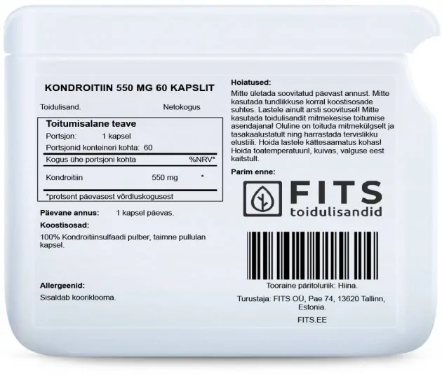 Chondroitín 550mg 60 kapsúl