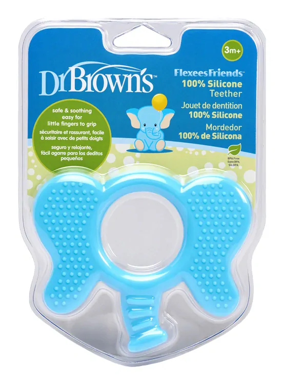 Dr. Brown's Hryzadlo Flexees Friends Slon 3M+