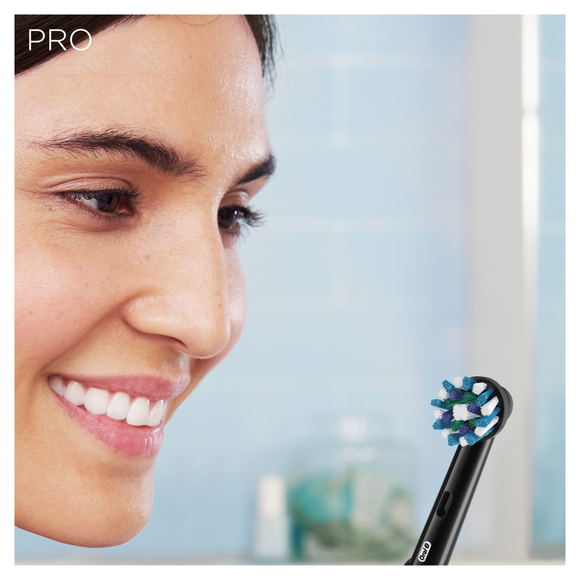Elektrická oscilačná kefka Oral-B PRO 750 CrossAction Black + cestovné púzdro