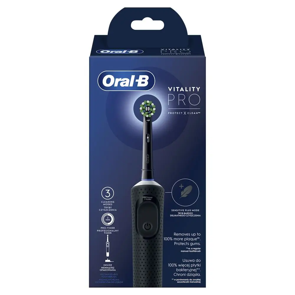 Elektrická oscilačná kefka Oral-B Vitality PRO Black D103