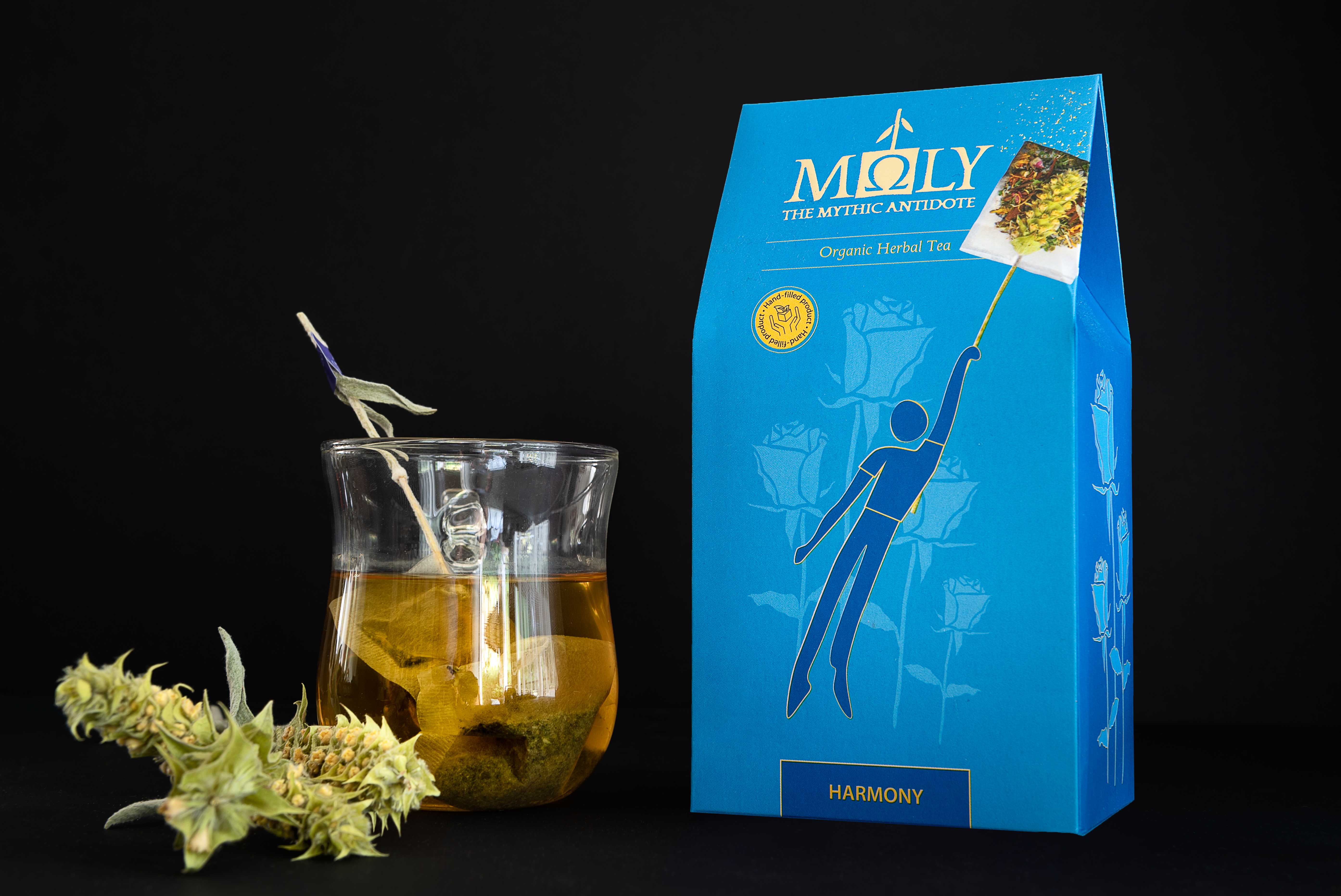 Prémiový BIO bylinkový čaj MOLY Harmony - 23g