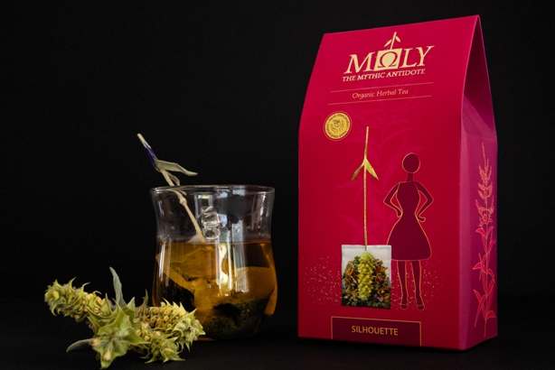 Prémiový BIO bylinkový čaj MOLY Silhoutte - 23g