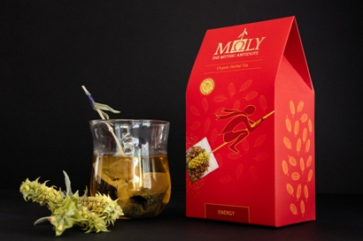 Prémiový BIO bylinkový čaj MOLY Energy - 23g