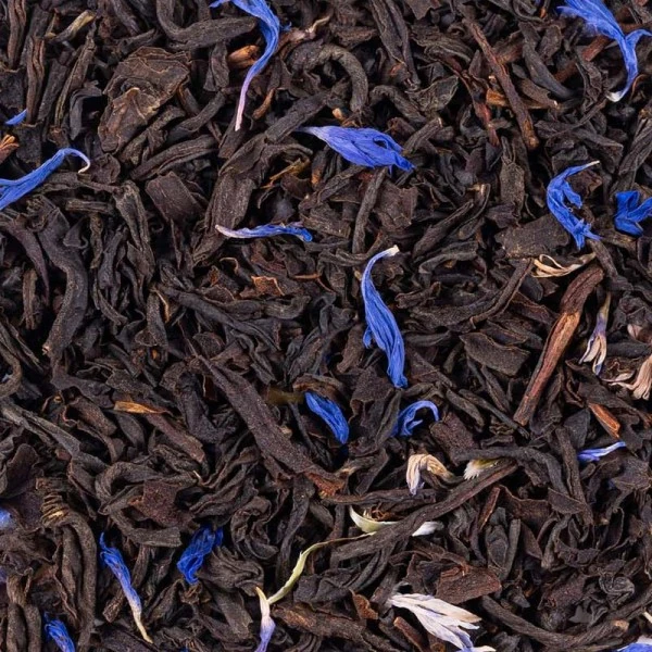 BIO Čierny čaj Thés & Traditions "Blue Earl Grey" 100g sypaného čaju
