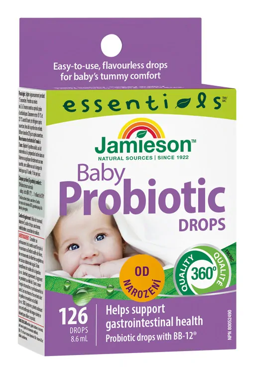 JAMIESON PROBIOTIC BABY – PROBIOTICKÉ KVAPKY S BB-12® 8ML
