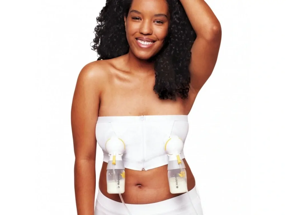 Medela Hands-free™ Pás pre ľahké odsávanie - biela