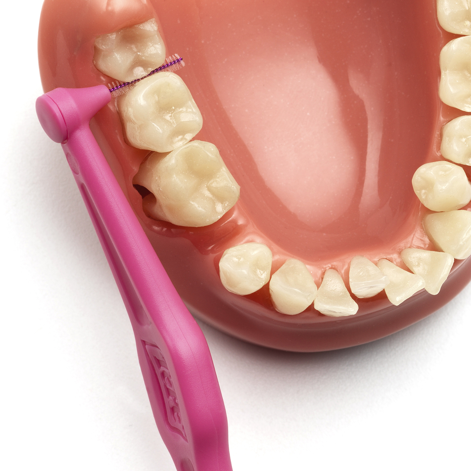Medzizubné kefky TePe angle 0,4 mm, ružové-blister 6ks