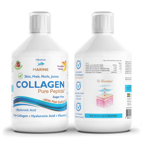 Morský KOLAGÉN Swedish Nutra 5000mg bez cukru - 500ml