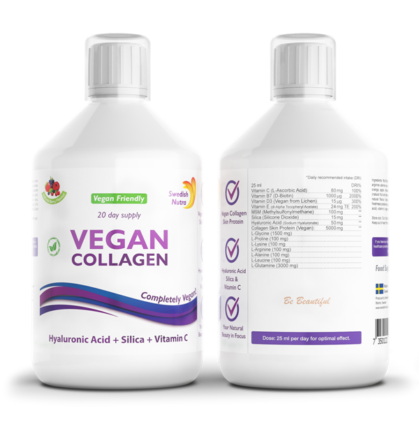 Vegánsky kolagén Swedish Nutra