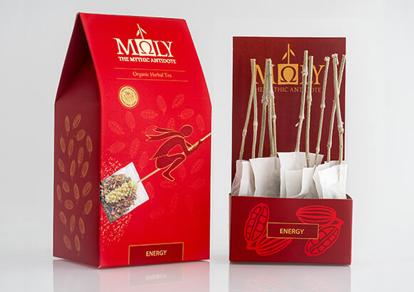Prémiový BIO bylinkový čaj MOLY Energy - 23g