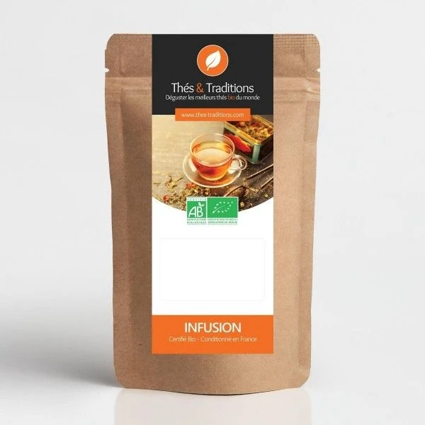 BIO Bylinkový čaj Thés & Traditions "Nočný detox" - 100g sypaného čaju