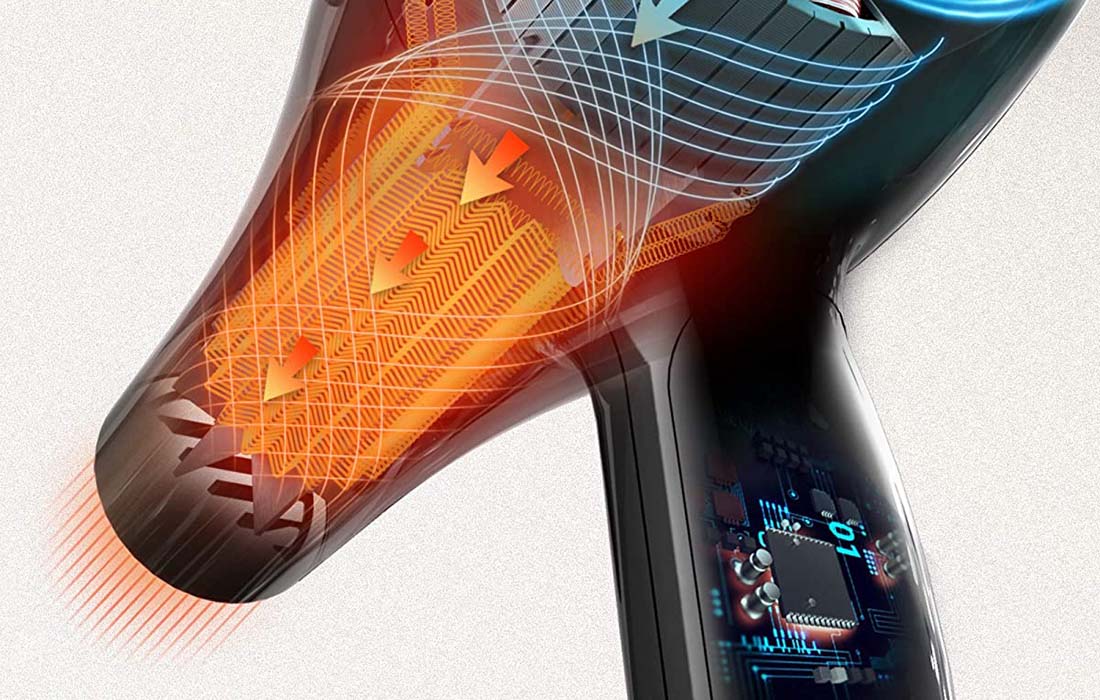 Sušič vlasov s ionizátorom - Kipozi RCY-8233