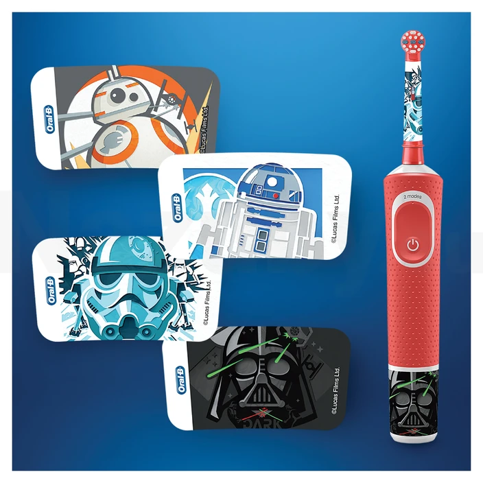 Detská oscilačná kefka Oral-B Vitality kids - star wars + cestovné púzdro