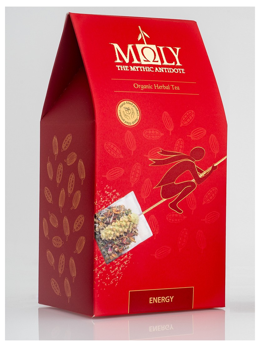 Prémiový BIO bylinkový čaj MOLY Energy - 23g